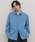 LURAKU�i�����N�j�́u�yLURAKU�zoversized open-collar shirt / �I�[�o�[�T�C�Y�I�[�v���J���[�V���c�i�V���c/�u���E�X�j�v�b�u���[