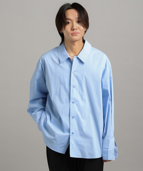 LURAKU】oversized open-collar shirt / オーバーサイズオープンカラー LURAKU】oversized open-collar shirt / オーバーサイズオープンカラー