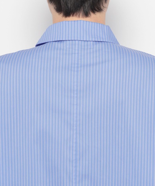 LURAKU（ルラク）の「【LURAKU】oversized open-collar shirt / オーバーサイズオープンカラーシャツ（シャツ/ブラウス・メンズ・ブルー/ホワイト/スカイブルー・LARGE/MEDIUM/SMALL）」の22枚目の写真