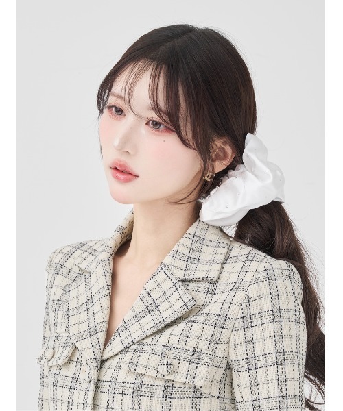 Darich（ダーリッチ）の「Vernal Tweed コンパクトジャケット（その他アウター・レディース・サックスブルー/その他/イエロー/ピンク・S/M）」の15枚目の写真