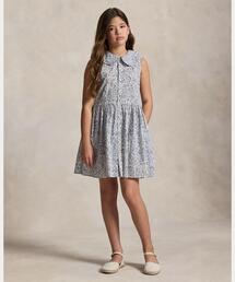 POLO RALPH LAUREN CHILDRENSWEAR（ポロ ラルフ ローレン チルドレンズウェア）の「フローラル スラブ コットン シャツドレス（シャツワンピース）」