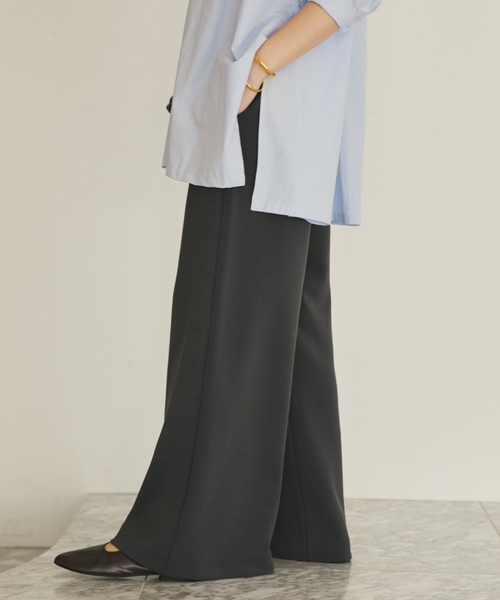 plage（プラージュ）の「sandwash loose パンツ（その他パンツ・レディース・グレー系その他/ブラウン・34/38/36）」の2枚目の写真