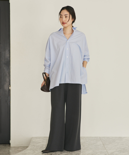 plage（プラージュ）の「sandwash loose パンツ（その他パンツ・レディース・グレー系その他/ブラウン・34/38/36）」の3枚目の写真