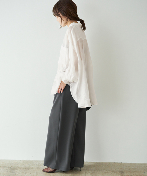plage（プラージュ）の「sandwash loose パンツ（その他パンツ・レディース・グレー系その他/ブラウン・34/38/36）」の10枚目の写真