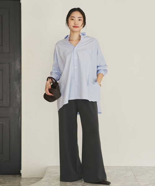 plage（プラージュ）の「sandwash loose パンツ（その他パンツ・レディース・グレー系その他/ブラウン・34/38/36）」の15枚目の写真