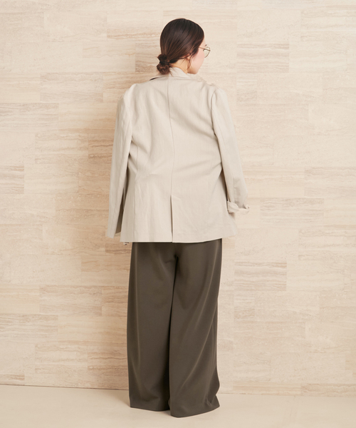 plage（プラージュ）の「sandwash loose パンツ（その他パンツ・レディース・グレー系その他/ブラウン・34/38/36）」の5枚目の写真