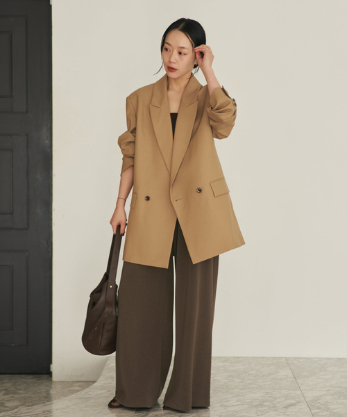 plage（プラージュ）の「sandwash loose パンツ（その他パンツ・レディース・グレー系その他/ブラウン・34/38/36）」の9枚目の写真