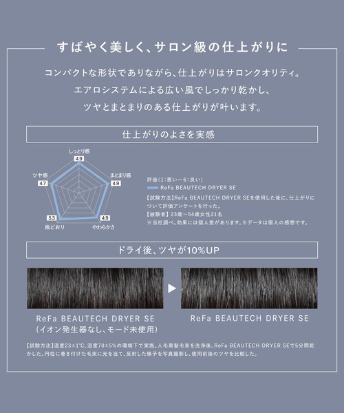 リファ ビューテック ドライヤー SE（美容器具）｜ReFa（リファ）の