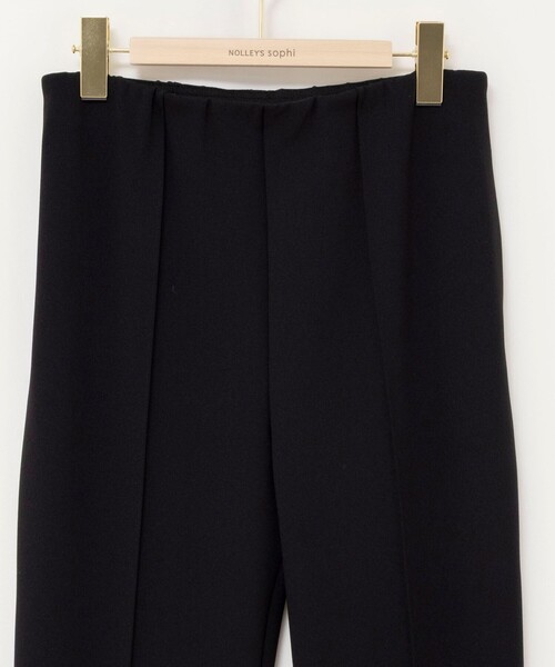 NOLLEY’S Sophi（ノーリーズソフィ）の「ウォッシャブルカットジョーゼットスリットパンツ（その他パンツ・レディース・オフホワイト/ブラック・36/38/34）」の11枚目の写真