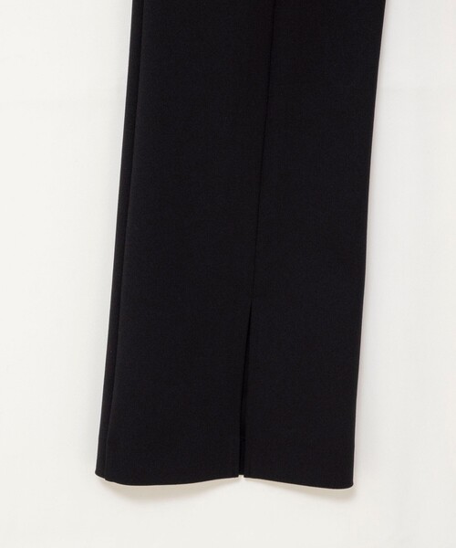 NOLLEY’S Sophi（ノーリーズソフィ）の「ウォッシャブルカットジョーゼットスリットパンツ（その他パンツ・レディース・オフホワイト/ブラック・36/38/34）」の6枚目の写真