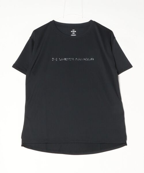 UNDER ARMOUR(アンダーアーマー)の「【別注】アンダーアーマー UAテック ワードマーク プリント Tシャツ 限定コラボ(Tシャツ/カットソー・レディース・ネイビー/ブラック/ライラック・XL/L/M/S)」の14枚目の写真