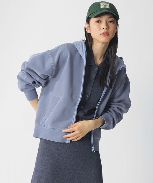 ECOALF(エコアルフ)の「ARICA ピグメント パーカー / ARICA SWEATSHIT WOMAN(パーカー・レディース・グレー系その他/グレー/ピンク系その他2・S)」の5枚目の写真