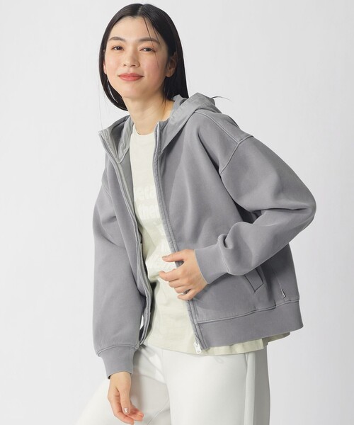 ECOALF(エコアルフ)の「ARICA ピグメント パーカー / ARICA SWEATSHIT WOMAN(パーカー・レディース・グレー系その他/グレー/ピンク系その他2・S)」の6枚目の写真