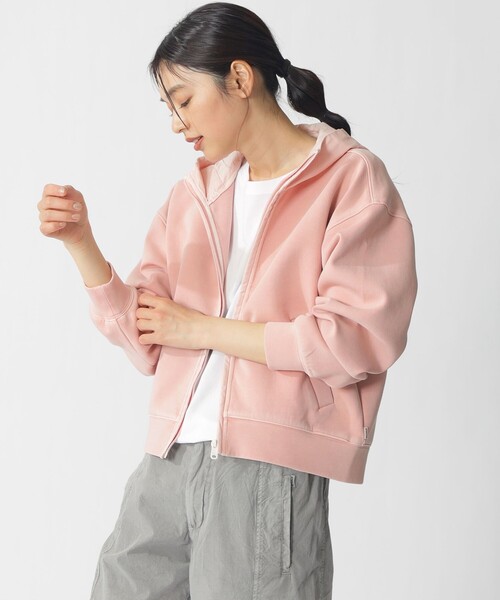 ECOALF(エコアルフ)の「ARICA ピグメント パーカー / ARICA SWEATSHIT WOMAN(パーカー・レディース・グレー系その他/グレー/ピンク系その他2・S)」の7枚目の写真