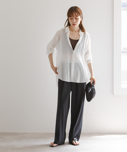 NICENICE MOMENT(ナイスナイスモーメント)の「《追加》NICENICE MOMENT/ナイスナイスモーメント MESH BRA TANK(その他アンダーウェア/インナー・レディース・ブラウン/ベージュ/ブラック・38/36)」の17枚目の写真
