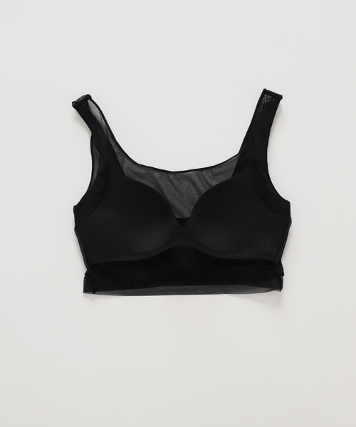 NICENICE MOMENT(ナイスナイスモーメント)の「《追加》NICENICE MOMENT/ナイスナイスモーメント MESH BRA TANK(その他アンダーウェア/インナー・レディース・ブラウン/ベージュ/ブラック・38/36)」の6枚目の写真
