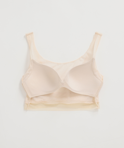 NICENICE MOMENT(ナイスナイスモーメント)の「《追加》NICENICE MOMENT/ナイスナイスモーメント MESH BRA TANK(その他アンダーウェア/インナー・レディース・ブラウン/ベージュ/ブラック・38/36)」の10枚目の写真