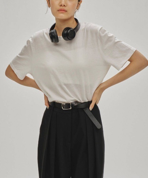 TODAYFUL(トゥデイフル)の「TODAYFUL Basic Smooth T-shirts ベーシックスムースTシャツ/12610632(Tシャツ/カットソー・レディース・ホワイト・ONE SIZE)」の2枚目の写真