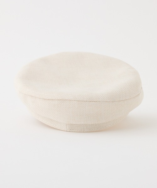 one after another NICE CLAUP（ワンアフターアナザーナイスクラップ）の「マリンキャップ（キャスケット・レディース・アイボリー/ブラック・FREE）」の4枚目の写真