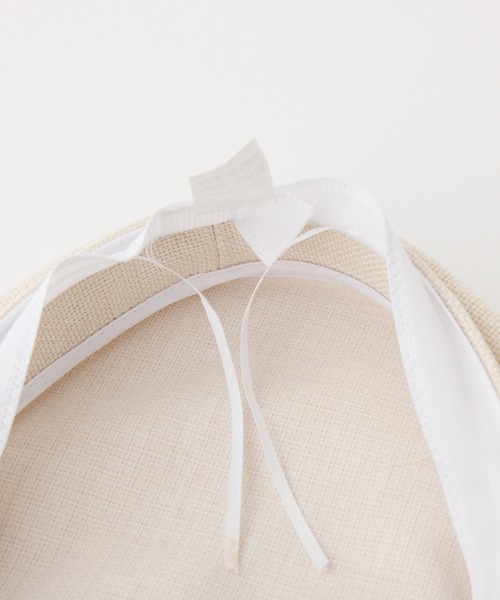 one after another NICE CLAUP（ワンアフターアナザーナイスクラップ）の「マリンキャップ（キャスケット・レディース・アイボリー/ブラック・FREE）」の7枚目の写真