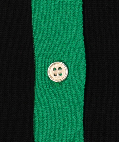 fredy couleur（フレディクルール）の「配色レイヤード風カーディガン（ニット/セーター・レディース・オフホワイト/ブラック/ピンク/ブラウン・38）」の16枚目の写真