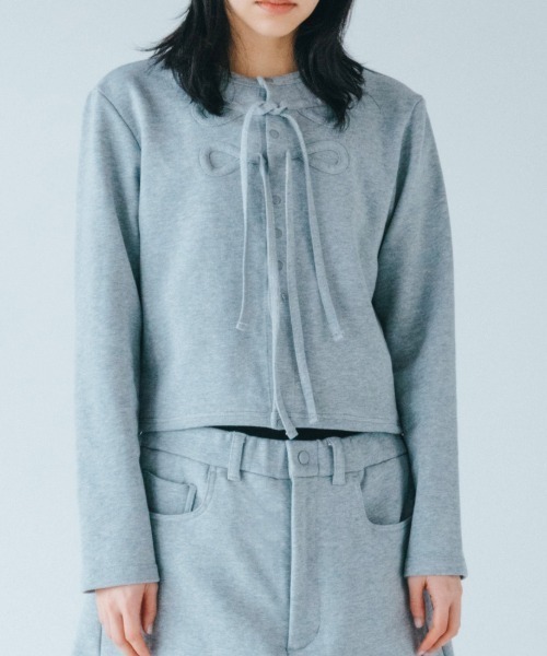 soduk（スドーク）の「ribbon cardigan（カーディガン/ボレロ）」 - WEAR