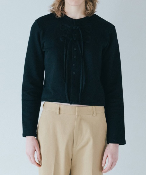 soduk（スドーク）の「ribbon cardigan（カーディガン/ボレロ）」 - WEAR