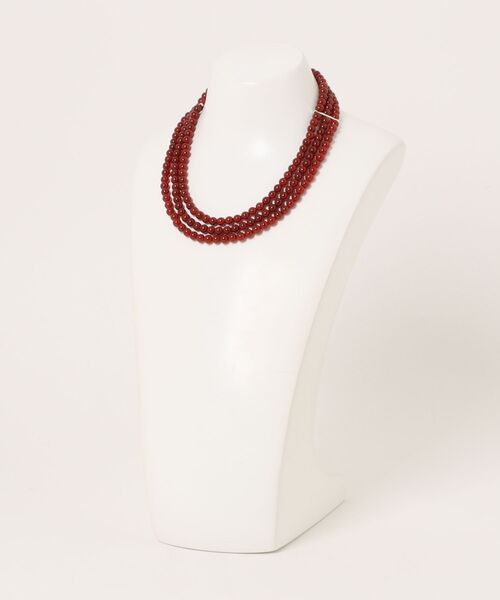 IRIS47(イリスフォーセブン)の「【IRIS 47】fabiana red agate necklace/ファビアナ レッドアゲート ネックレス(ネックレス・レディース・レッド系その他・FREE)」の7枚目の写真