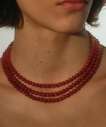 IRIS47 | 【IRIS 47】fabiana red agate necklace/ファビアナ レッドアゲート ネックレス(ネックレス)