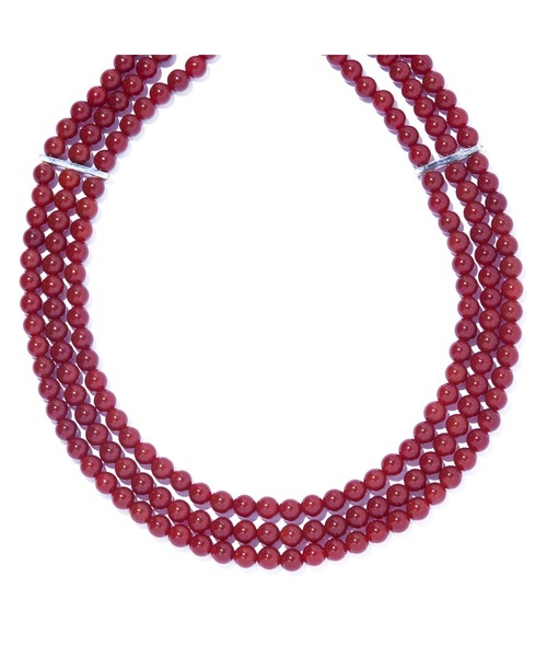 IRIS47(イリスフォーセブン)の「【IRIS 47】fabiana red agate necklace/ファビアナ レッドアゲート ネックレス(ネックレス・レディース・レッド系その他・FREE)」の2枚目の写真