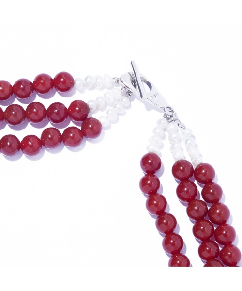 IRIS47(イリスフォーセブン)の「【IRIS 47】fabiana red agate necklace/ファビアナ レッドアゲート ネックレス(ネックレス・レディース・レッド系その他・FREE)」の4枚目の写真
