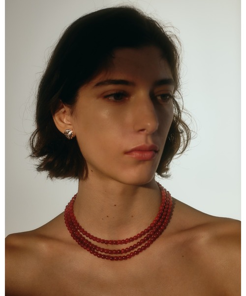 IRIS47(イリスフォーセブン)の「【IRIS 47】fabiana red agate necklace/ファビアナ レッドアゲート ネックレス(ネックレス・レディース・レッド系その他・FREE)」の6枚目の写真