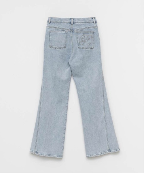RANDA（ランダ）の「【00サイズあり】ロゴ刺繍ハイウエストデニムパンツ（その他パンツ・レディース・インディゴブルー/ブルー/ライトブルー・0/00/1）」の19枚目の写真