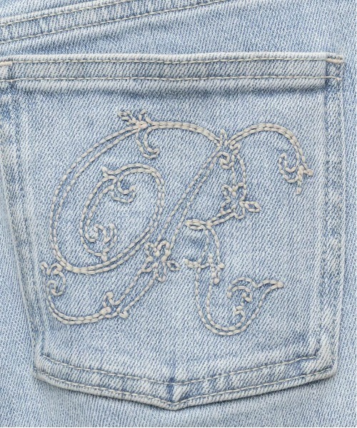 RANDA（ランダ）の「【00サイズあり】ロゴ刺繍ハイウエストデニムパンツ（その他パンツ・レディース・インディゴブルー/ブルー/ライトブルー・0/00/1）」の21枚目の写真
