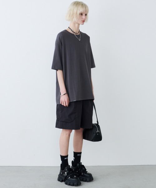 AIVER(アイバー)の「AIVER A S/S TEE(Tシャツ/カットソー・メンズ・ブラック/オフホワイト/チャコールグレー・SMALL/MEDIUM/LARGE)」の21枚目の写真