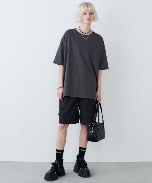 AIVER(アイバー)の「AIVER A S/S TEE(Tシャツ/カットソー・メンズ・ブラック/オフホワイト/チャコールグレー・SMALL/MEDIUM/LARGE)」の12枚目の写真