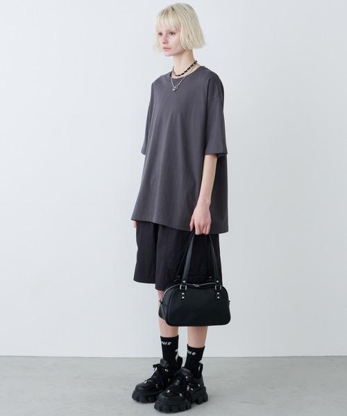 AIVER(アイバー)の「AIVER A S/S TEE(Tシャツ/カットソー・メンズ・ブラック/オフホワイト/チャコールグレー・SMALL/MEDIUM/LARGE)」の17枚目の写真