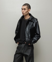 BAL（バル）の「LEATHER FLIGHT BOMBER JACKET（ミリタリージャケット）」