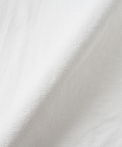 three dots(スリードッツ)の「ミルキージャージー フレンチスリーブTシャツ(Tシャツ/カットソー・レディース・ブラック/ホワイト系その他/ベージュ系その他・S/M)」の9枚目の写真
