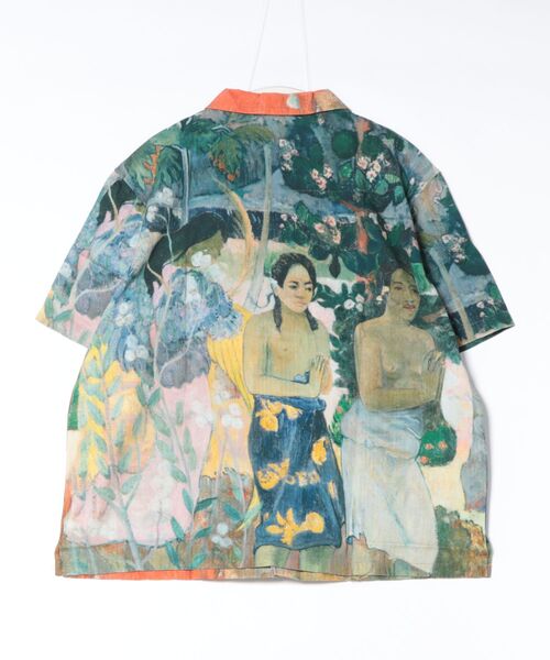Desigual(デシグアル)の「アート プリント オープンシャツ /ゴーギャン柄シャツ(シャツ/ブラウス・メンズ・レッド・XL/L/M/S)」の7枚目の写真