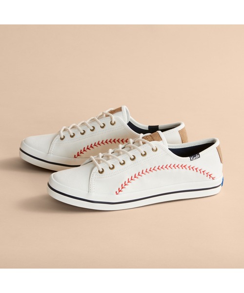 Keds(ケッズ)の「Keds ケッズ キックスタート ペナント クリーム(スニーカー・レディース・クリーム・22.5cm/23.5cm/24.0cm/25.0cm)」の1枚目の写真