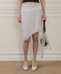 UUUUP（ユープ）の「ローズレーススカート - ソラ（スカート）」