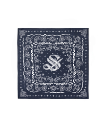 1993STUDIO（1993スタジオ）の「スタジオテキスタイル バンダナスカーフ_ネイビー（バンダナ/スカーフ）」