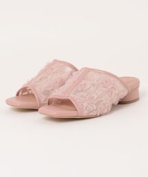 la farfa shoes シアー素材 ミュール