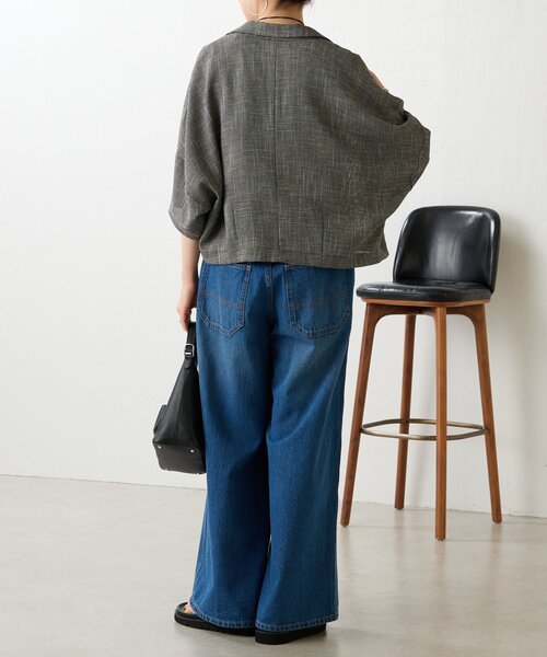 BEARDSLEY（ビアズリー）の「綿麻デニムパンツ（その他パンツ・レディース・インディゴブルー・1/0/2）」の13枚目の写真