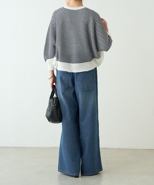 BEARDSLEY（ビアズリー）の「綿麻デニムパンツ（その他パンツ・レディース・インディゴブルー・1/0/2）」の15枚目の写真