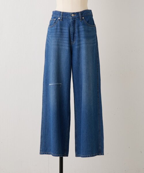 BEARDSLEY（ビアズリー）の「綿麻デニムパンツ（その他パンツ・レディース・インディゴブルー・1/0/2）」の16枚目の写真