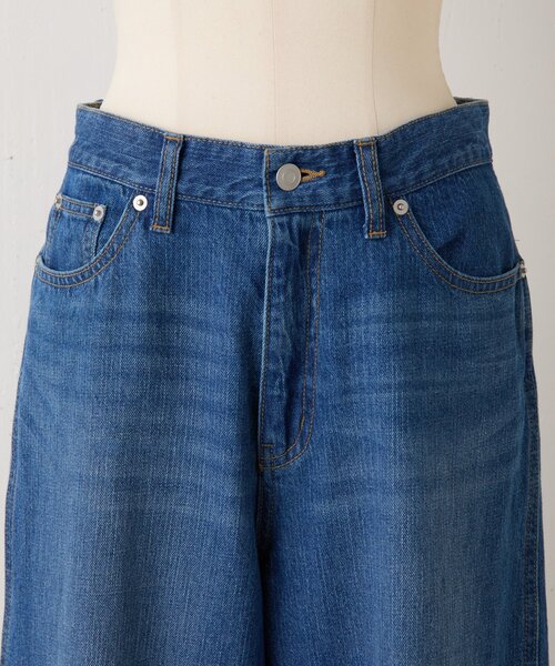 BEARDSLEY（ビアズリー）の「綿麻デニムパンツ（その他パンツ・レディース・インディゴブルー・1/0/2）」の22枚目の写真
