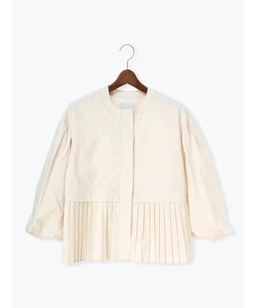 Te chichi（テチチ）の「袖バルーンペプラムプリーツブルゾン（ブルゾン・レディース・ブラック/ベージュ・F）」の15枚目の写真