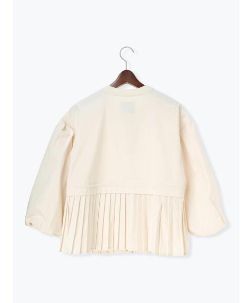 Te chichi（テチチ）の「袖バルーンペプラムプリーツブルゾン（ブルゾン・レディース・ブラック/ベージュ・F）」の16枚目の写真